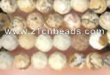 CTG2213 15 inches 2mm,3mm faceted round picture jasper beads