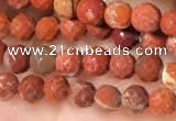 CTG2215 15 inches 2mm,3mm faceted round red jasper beads