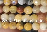 CTG2219 15 inches 2mm,3mm faceted round crazy lace agate beads