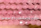 CTG2228 15 inches 2mm,3mm faceted round candy jade beads