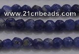 CTG227 15.5 inches 3mm faceted round tiny sodalite gemstone beads