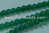 CTG23 15.5 inches 3mm round tiny green agate beads wholesale