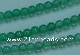 CTG24 15.5 inch 3mm round tiny pale green agate beads wholesale