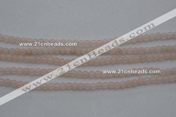 CTG258 15.5 inches 3mm round tiny peach stone beads wholesale