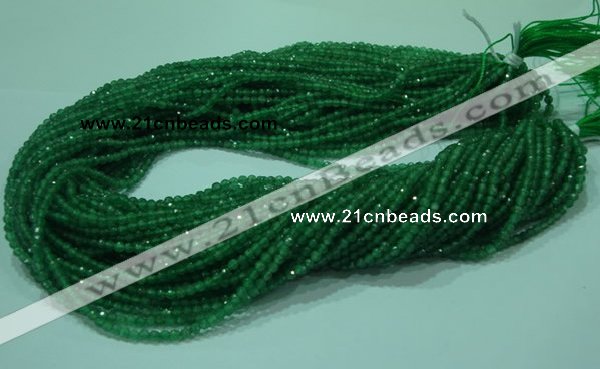 CTG27 15.5 inches 3mm faceted round tiny aventurine beads