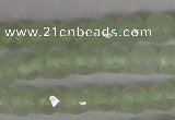 CTG302 15.5 inches 3mm faceted round ting prehnite agate beads