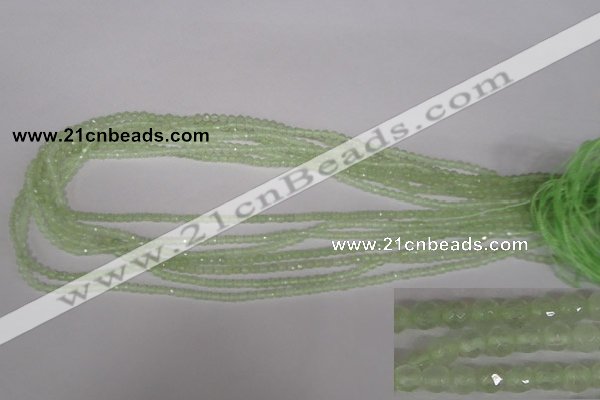 CTG302 15.5 inches 3mm faceted round ting prehnite agate beads