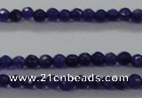 CTG411 15.5 inches 2mm faceted round tiny dyed candy jade beads