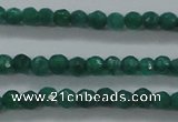 CTG414 15.5 inches 2mm faceted round tiny dyed candy jade beads