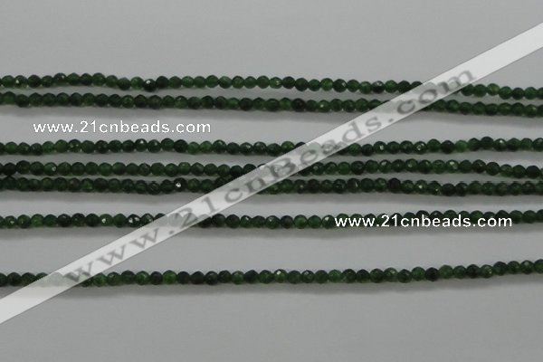 CTG417 15.5 inches 2mm faceted round tiny dyed candy jade beads