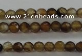 CTG427 15.5 inches 3mm faceted round tiny agate gemstone beads