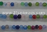 CTG436 15.5 inches 2mm round tiny dyed candy jade beads wholesale