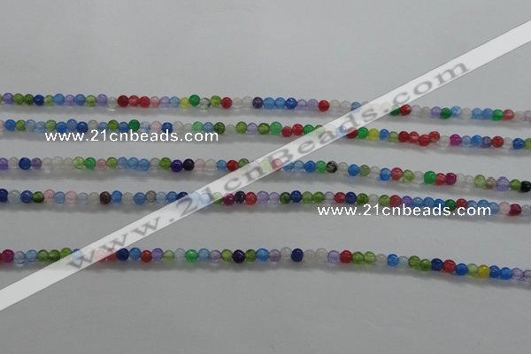 CTG436 15.5 inches 2mm round tiny dyed candy jade beads wholesale