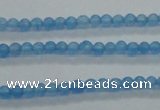 CTG439 15.5 inches 2mm round tiny dyed candy jade beads wholesale