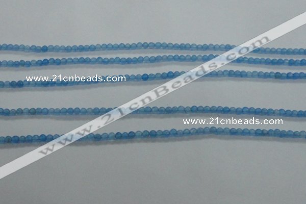 CTG439 15.5 inches 2mm round tiny dyed candy jade beads wholesale