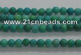 CTG440 15.5 inches 2mm round tiny natural turquoise beads wholesale