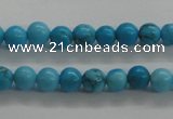 CTG441 15.5 inches 3mm round tiny natural turquoise beads wholesale