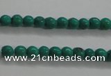 CTG442 15.5 inches 3mm round tiny natural turquoise beads wholesale