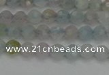 CTG550 15.5 inches 4mm faceted round tiny morganite beads