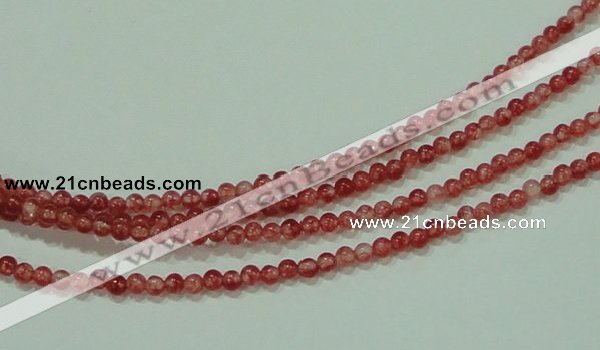 CTG59 15.5 inches 2mm round tiny dyed white jade beads wholesale