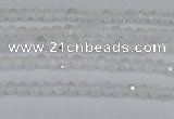 CTG603 15.5 inches 2mm faceted round white moonstone beads