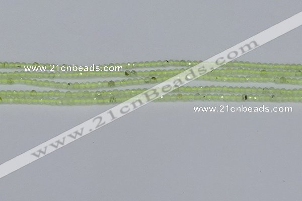 CTG631 15.5 inches 2mm faceted round prehnite gemstone beads