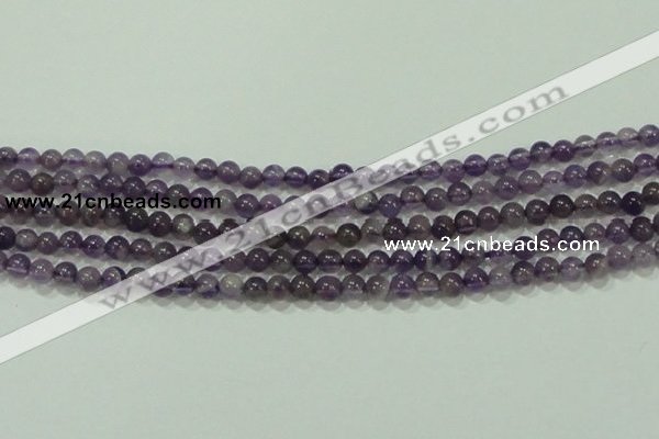 CTG72 15.5 inches 3mm round grade AB tiny amethyst beads wholesale