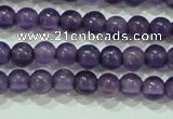 CTG73 15.5 inches 3mm round grade A tiny amethyst beads wholesale