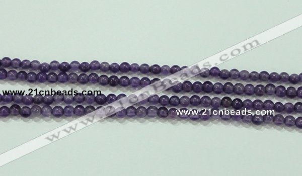 CTG73 15.5 inches 3mm round grade A tiny amethyst beads wholesale