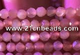 CTG737 15.5 inches 3mm faceted round tiny sunstone beads