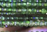 CTG747 15.5 inches 2mm faceted round tiny diopside beads