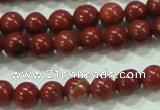 CTG75 15.5 inches 3mm round tiny red brick beads wholesale