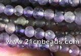 CTG751 15.5 inches 3mm faceted round tiny iolite beads wholesale