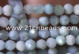 CTG768 15.5 inches 2mm faceted round tiny larimar gemstone beads