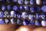 CTG779 15.5 inches 3mm faceted round tiny sodalite beads wholesale