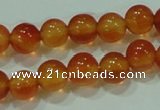 CTG78 15.5 inches 3mm round tiny red agate beads wholesale