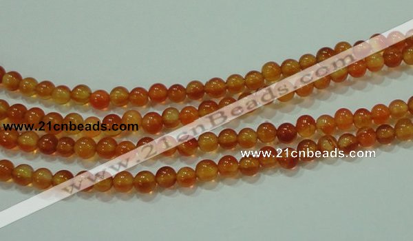 CTG78 15.5 inches 3mm round tiny red agate beads wholesale