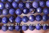 CTG788 15.5 inches 2mm faceted round tiny sapphire gemstone beads