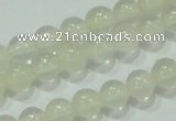 CTG79 15.5 inches 3mm round tiny white chalcedony beads wholesale