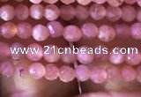 CTG810 15.5 inches 2mm faceted round tiny rhodochrosite beads