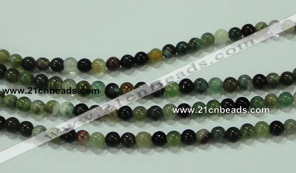 CTG90 15.5 inches 4mm round tiny indian agate beads wholesale