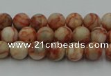 CTJ700 15.5 inches 4mm round red net jasper beads wholesale