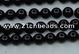 CTK01 15.5 inches 4mm round tektite gemstone beads wholesale