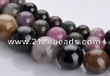 CTO10 16 inch round natural tourmaline gemstone beads wholesale