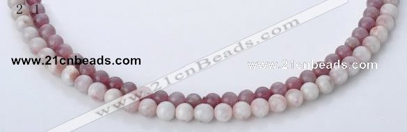 CTO14 15 inches 6mm & 6.5mm round natural tourmaline beads