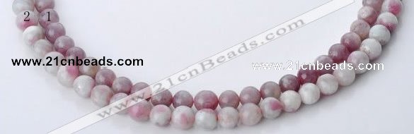 CTO15 15 inches 8.5mm round natural tourmaline beads wholesale