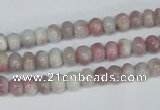 CTO201 15.5 inches 5*10mm rondelle pink tourmaline gemstone beads