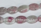 CTO203 15.5 inches 10*14mm oval pink tourmaline gemstone beads