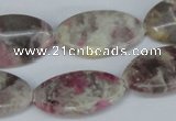 CTO213 15.5 inches 16*28mm marquise pink tourmaline gemstone beads