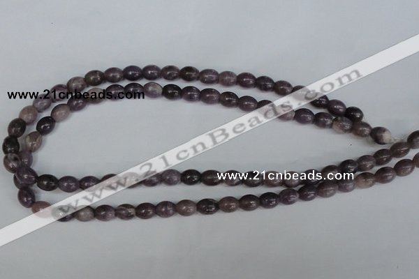 CTO230 15.5 inches 8*10mm rice tourmaline gemstone beads